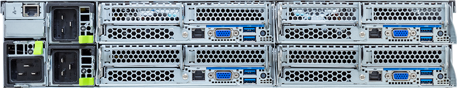 High Density Arm Server - NVIDIA Grace™ CPU Superchip - 2U 4-Node 16-Bay Gen5 NVMe - H263-V60-AAW1