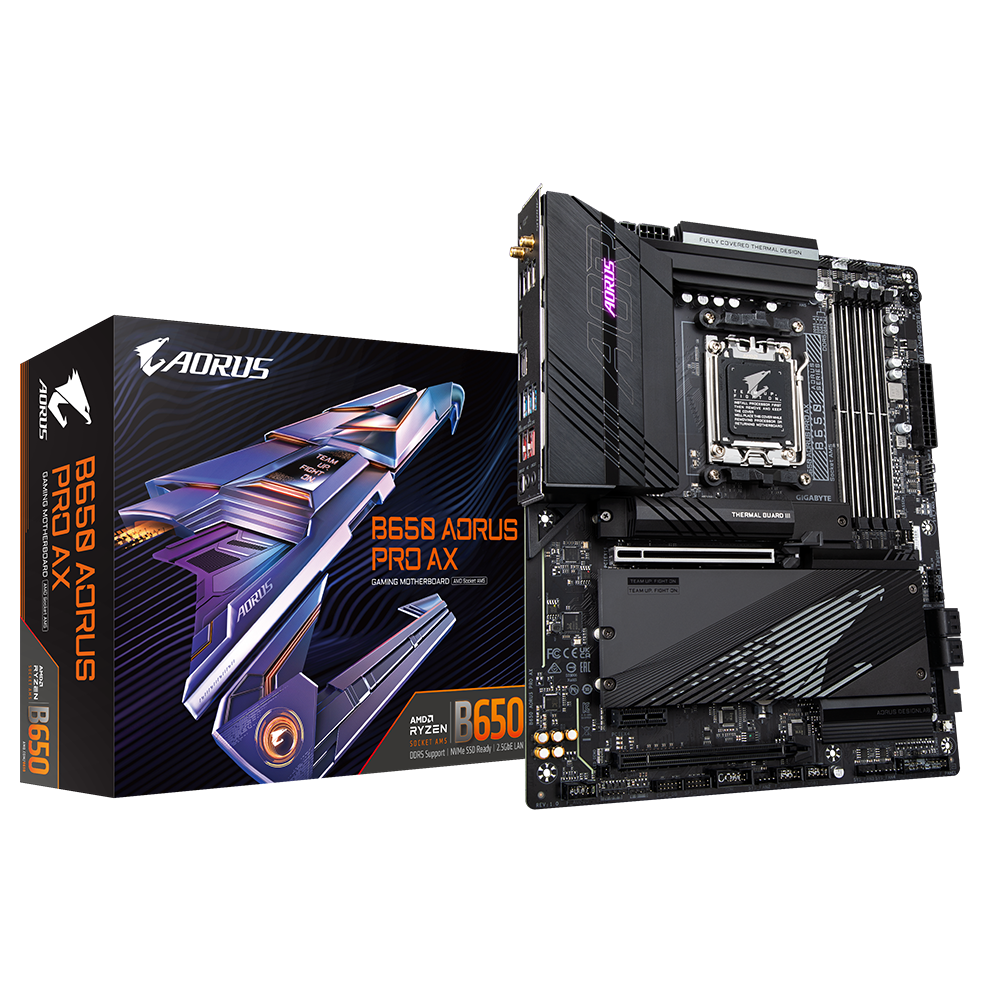B650 AORUS PRO AX (Rev. 1.x) Преимущества Материнские платы GIGABYTE