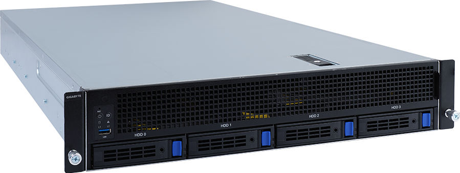 HPC/AI Arm Server - Ampere® Altra® Max - 2U UP 4 x PCIe Gen4 GPUs - G242-P33