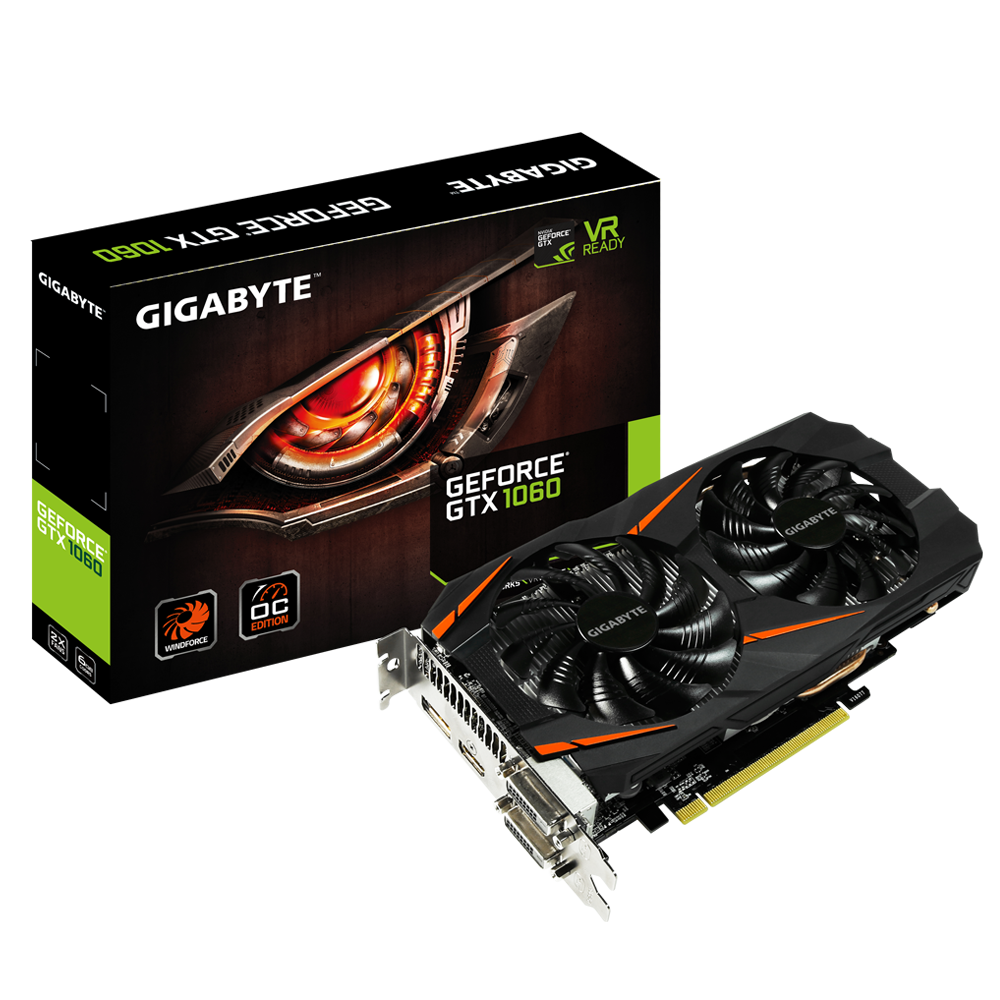 GeForce® GTX 1060 WINDFORCE OC 6G (Rev. 1.0/1.1) - GIGABYTE Global