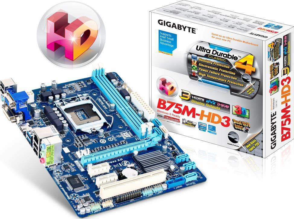 Дънни платки - GA-B75M-HD3