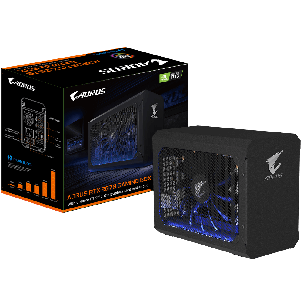 AORUS RTX 2070 GAMING BOX - GIGABYTE Brazil