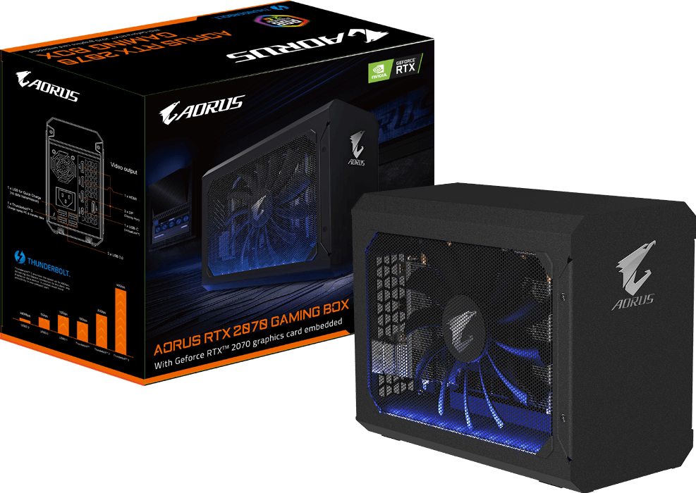 كروت الجرافيك - AORUS RTX 2070 GAMING BOX