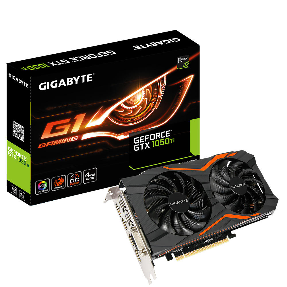 GIGABYTE GEFORCE GTX 1050Ti グラフィックボード GeForce® GTX 1050 Ti G1 Gaming 4G - GIGABYTE Global