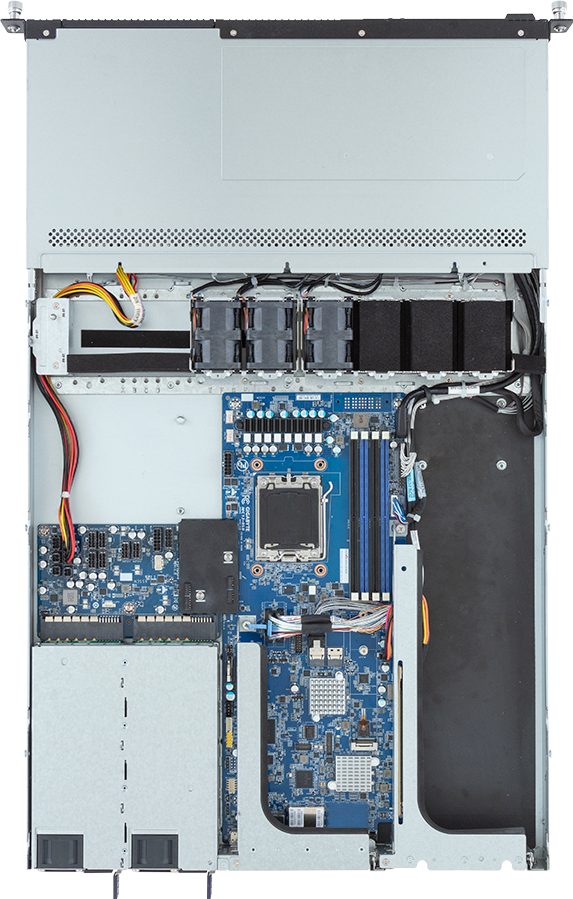 Rack Server - AMD EPYC™ 4005/4004 & Ryzen™ 9000/7000 - 1U UP 4-Bay SATA Titanium - R133-C10-AAG1