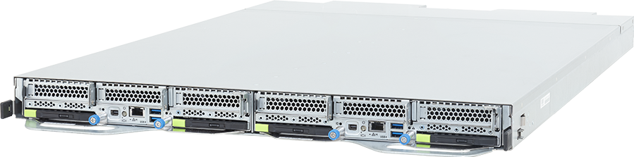 ORV3 Server - Intel® Xeon® 6900 - 1OU 2-Node DP 4-Bay E3.S Gen5 NVMe DLC - TO16-A81-LA01