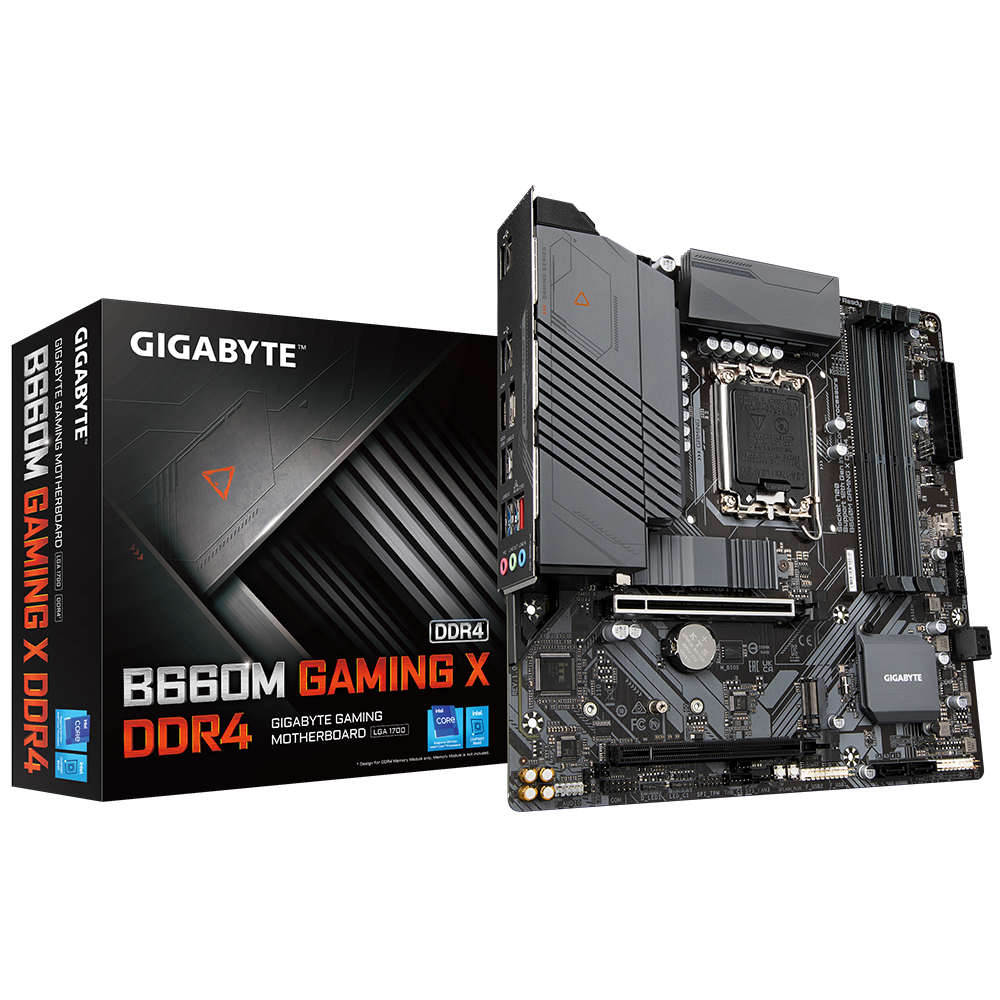 B660M GAMING X DDR4 (Rev. 1.x) Спецификация Материнские платы GIGABYTE