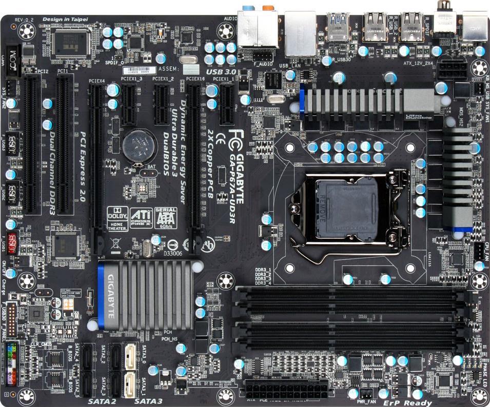 Motherboard - GA-P67A-UD3R