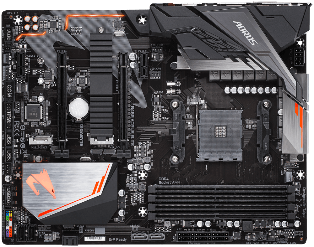 B450 AORUS ELITE (Rev. 1.x) - Преимущества | Материнские платы GIGABYTE