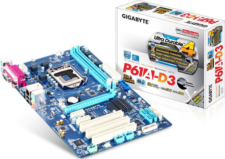 Системные платы - GA-P61A-D3