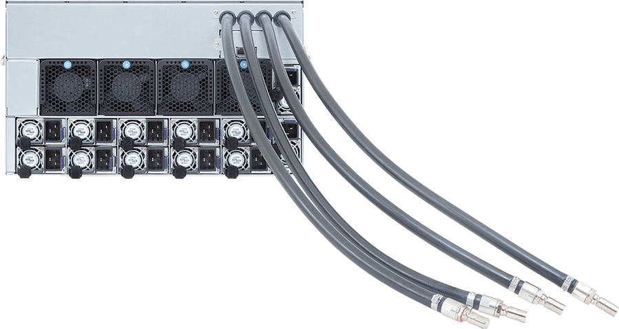 Blade Server - AMD EPYC™ 9006 SP7 Server Processors - 6U 10-Node DP 20-Bay E3.S Gen6 NVMe DLC - B685-D80-LS1
