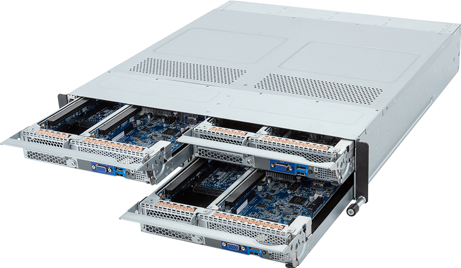 High Density Server - AMD EPYC™ 9004 - 2U 3-Node UP 6-Bay E1.S Gen4 NVMe - H223-Z10-AAP1