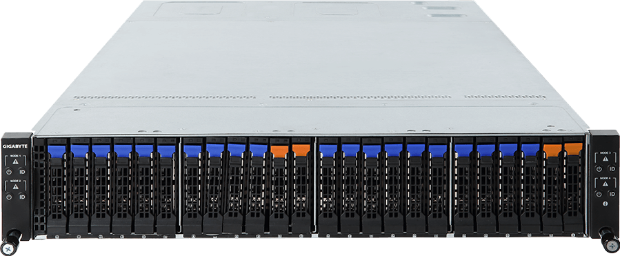 HPC/AI Server - 2nd/1st Intel® Xeon® Scalable - 2U 2-Node DP 2 x PCIe Gen3 GPUs - H231-H60