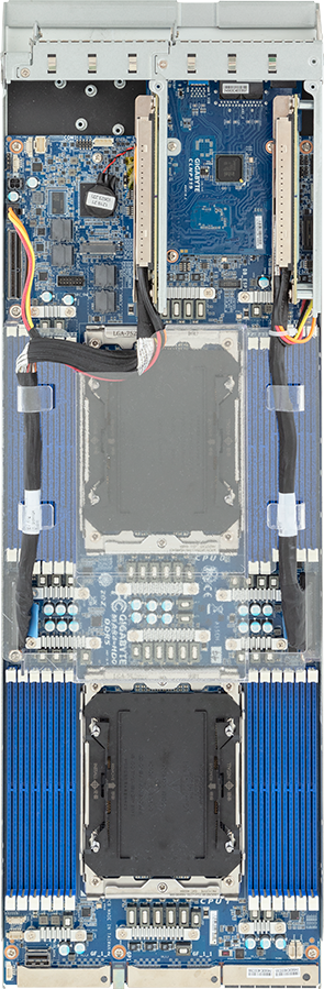High Density Server - Intel® Xeon® 6 Processors - 3U 4-Node DP 8-Bay Gen5 NVMe/SATA/SAS-4 - H374-A81-AAW1