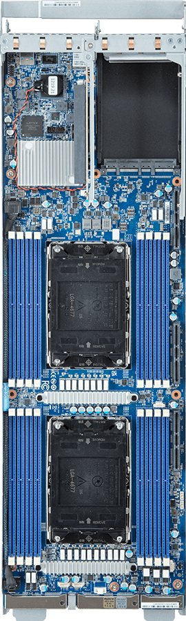 High Density Server - 5th/4th Gen Intel® Xeon® Scalable - 2U 4-Node DP 8-Bay Gen4 NVMe/SATA/SAS 2600W - H263-S64-AAN1