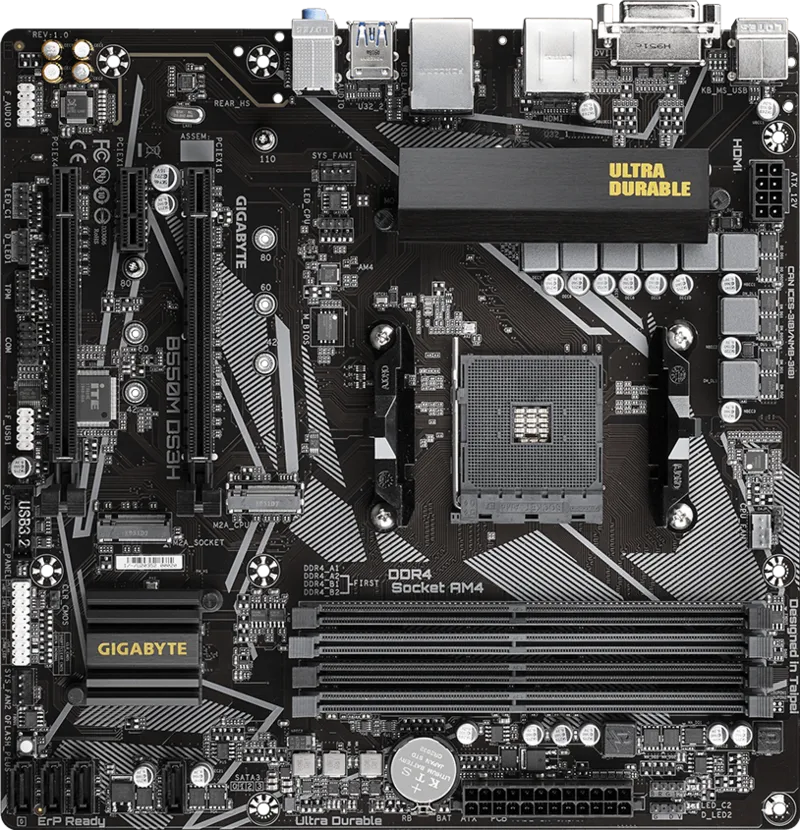 Gigabyte B550M DS3H