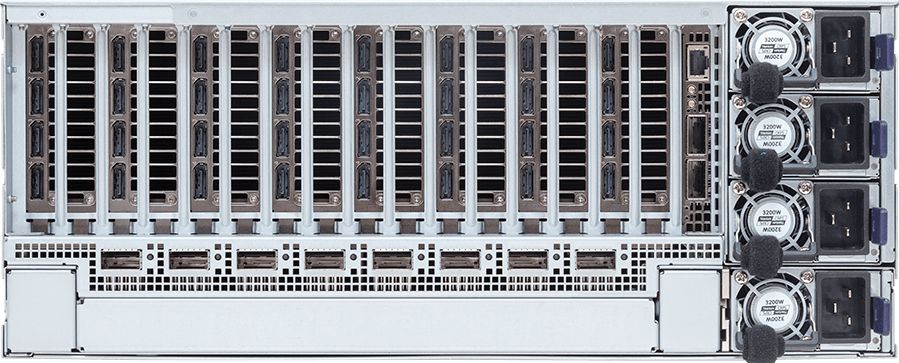NVIDIA MGX™ Server - AMD EPYC™ 9005 Server Processors - 4U DP 8 x NVIDIA RTX PRO™ GPUs - XL43-ZX2-AAS1