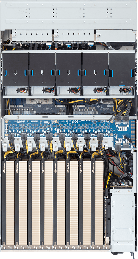 NVIDIA MGX™ Server - AMD EPYC™ 9005 Server Processors - 4U DP 8 x NVIDIA RTX PRO™ GPUs - XL43-ZX2-AAS1