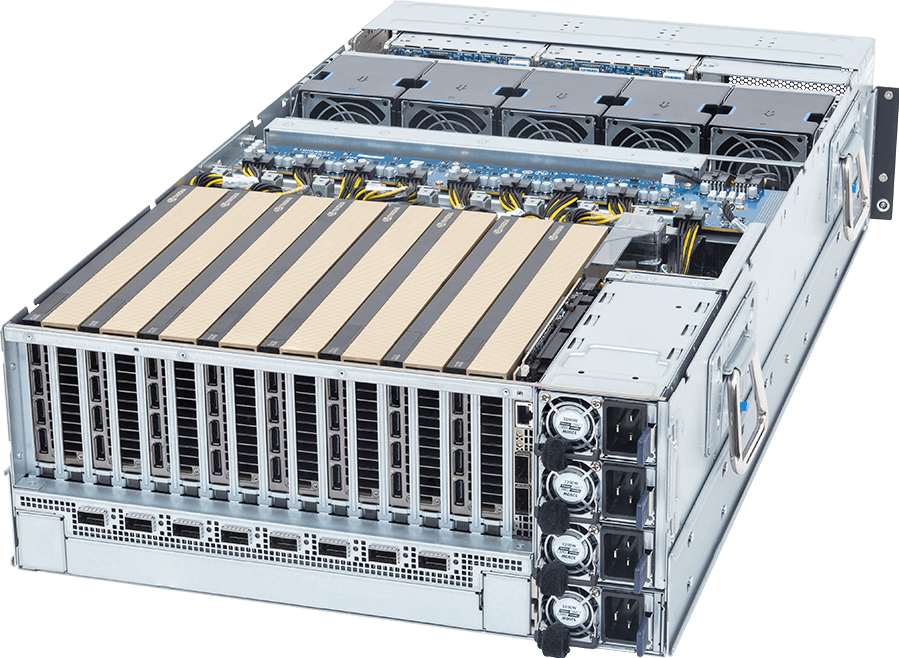 NVIDIA MGX™ Server - AMD EPYC™ 9005 Server Processors - 4U DP 8 x NVIDIA RTX PRO™ GPUs - XL43-ZX2-AAS1