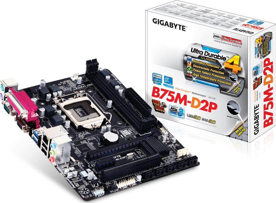 Motherboard - GA-B75M-D2P