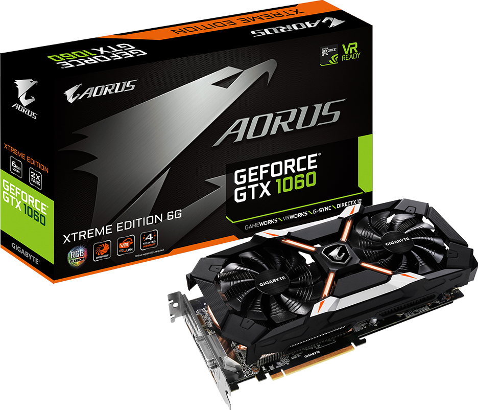 Tarjetas de Video - AORUS GeForce® GTX 1060 Xtreme Edition 6G