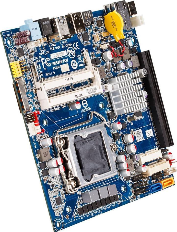 Thin Mini-ITX Motherboard - MSH61QI