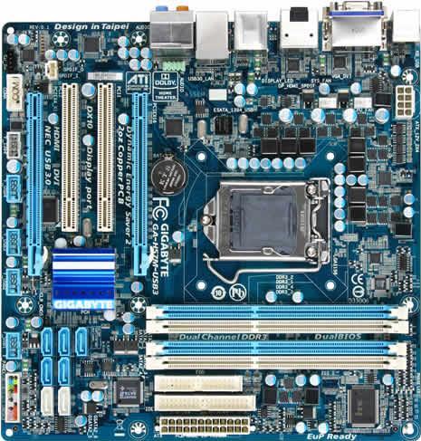 Motherboard - GA-H57M-USB3