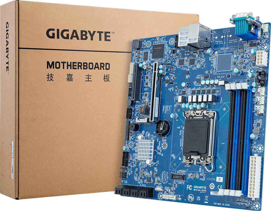 Motherboard - Intel® Xeon® 6300/E-2400 - microATX UP - MX34-BS0