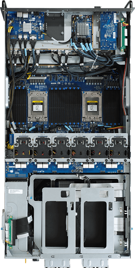HPC/AI Server - AMD EPYC™ 7003 - 4U DP 10 x PCIe Gen3 GPUs - G482-Z50