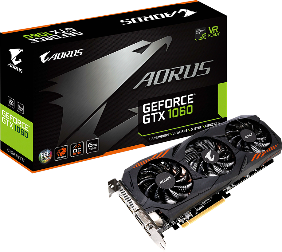 Graphics Card - AORUS GeForce® GTX 1060 6G
