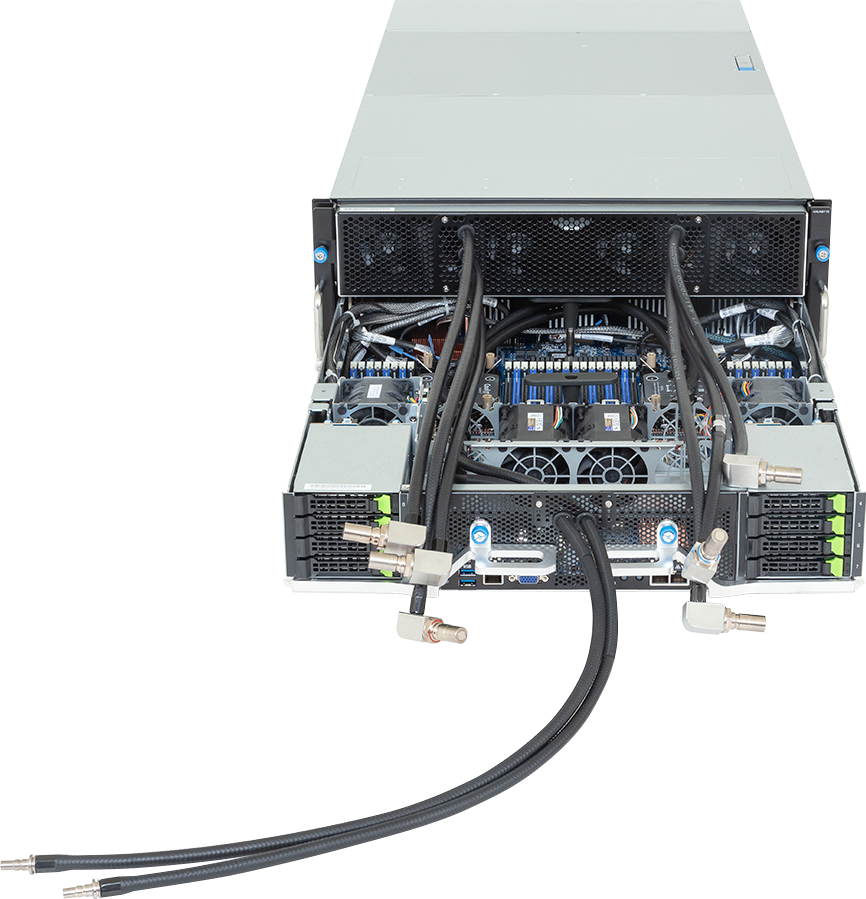 HPC/AI Server - 5th/4th Gen Intel® Xeon® Scalable - 4U DP NVIDIA HGX™ H200 DLC - G4L3-SD1-LAX3