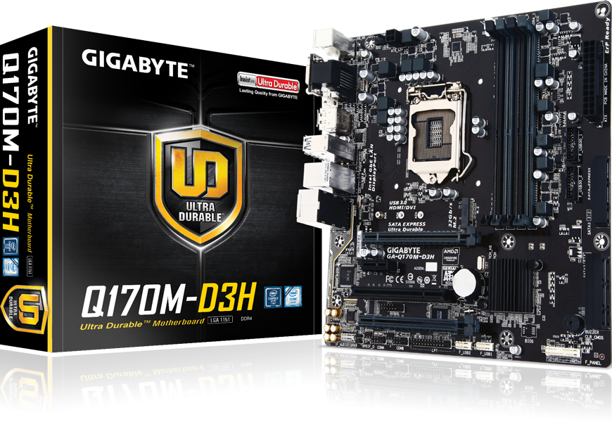 Motherboard - GA-Q170M-D3H