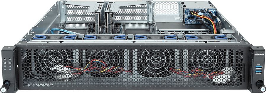 Edge Server - 5th/4th Gen Intel® Xeon® Scalable - 2U UP 2 x PCIe Gen5 GPUs - E263-S30-AAD1