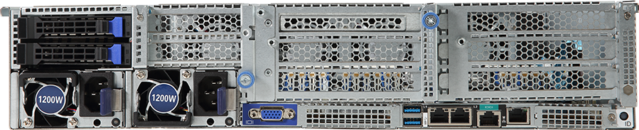Rack Server - 2nd/1st Gen Intel® Xeon® Scalable - 2U DP 24+2-Bay Gen3 NVMe/SATA/SAS - R281-N40