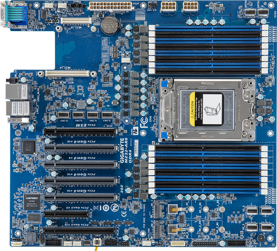 アビー MZ32-AR0 (Rev. 3.x) | Server-Motherboard - GIGABYTE Japan