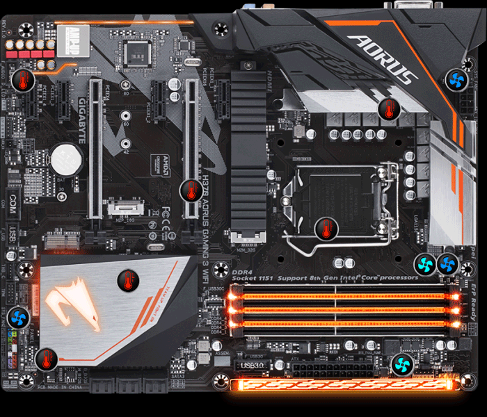 GIGABYTE H370 / B360 / H310 Motherboards