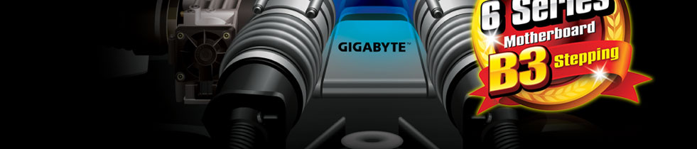 GIGABYTE 6-series B3 Stepping Motherboards