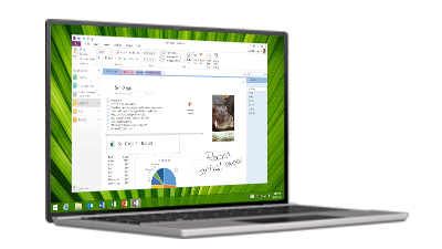 Your familiar desktop.